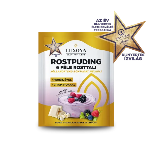 Rostpuding 6 féle rosttal - Fehér csokoládé-Erdei gyümölcs 25g