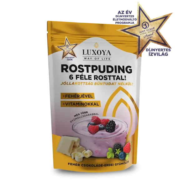Rostpuding 6 féle rosttal - Fehér csokoládé-Erdei gyümölcs 300g