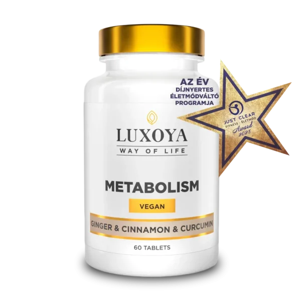 METABOLISM - ÉTREND-KIEGÉSZÍTŐ TABLETTA NÖVÉNYI KIVONATOKKAL, ENZIMEKKEL, ÁSVÁNYI ANYAGOKKAL ÉS BIOTINNAL 60 db