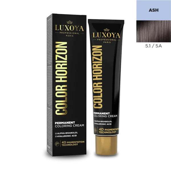 COLOR HORIZON - Ammóniás hajfesték 5.1/5A 60ml