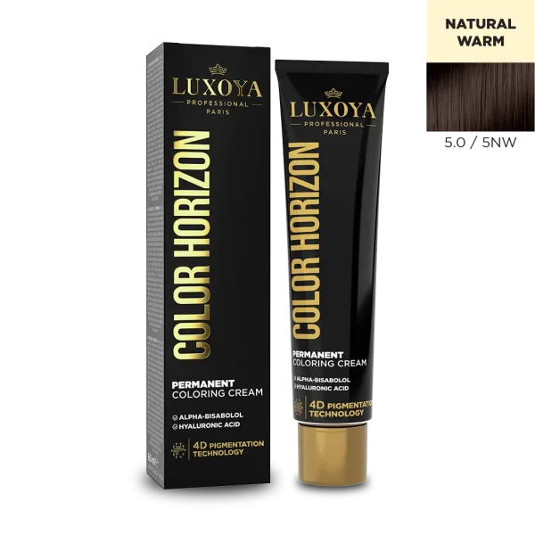 COLOR HORIZON - Ammóniás hajfesték 5.0/5NW 60ml