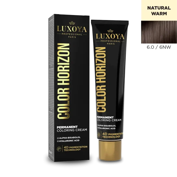 COLOR HORIZON - Ammóniás hajfesték 6.0/6NW 60ml