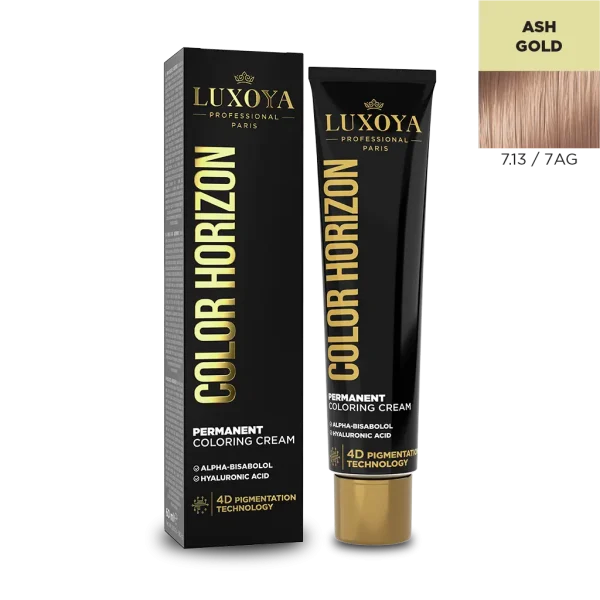 COLOR HORIZON - Ammóniás hajfesték 7.13/7AG 60ml