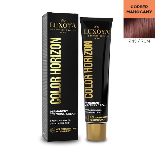 COLOR HORIZON - Ammóniás hajfesték 7.45/7CM 60ml