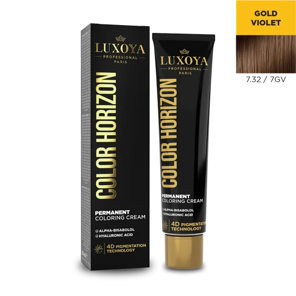 COLOR HORIZON - Ammóniás hajfesték 7.32/7GV 60ml