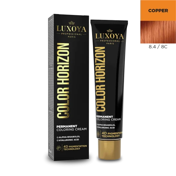 COLOR HORIZON - Ammóniás hajfesték 8.4/8C 60ml