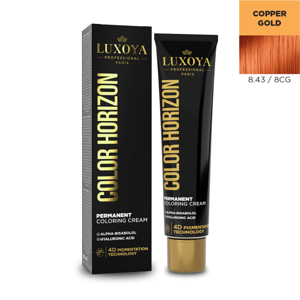 COLOR HORIZON - Ammóniás hajfesték 8.43/8CG 60ml