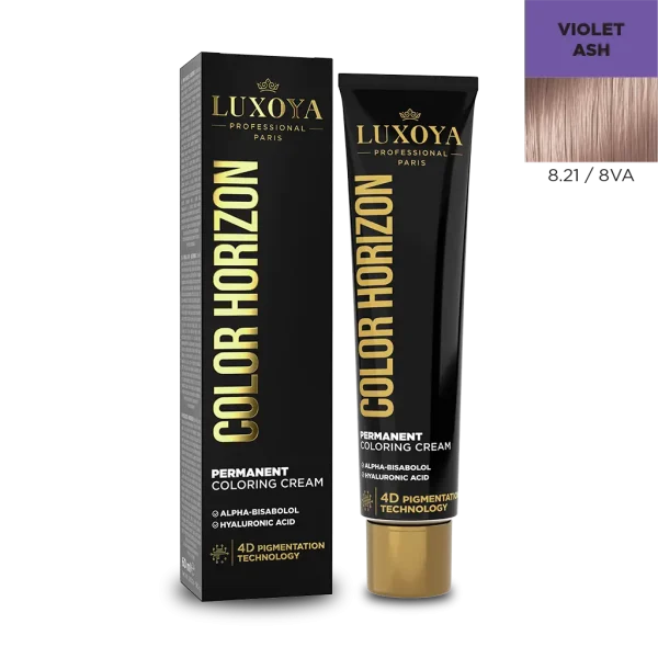 COLOR HORIZON - Ammóniás hajfesték 8.21/8VA 60ml