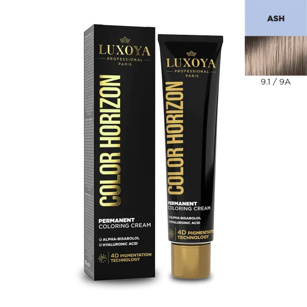 COLOR HORIZON - Ammóniás hajfesték 9.1/9A 60ml