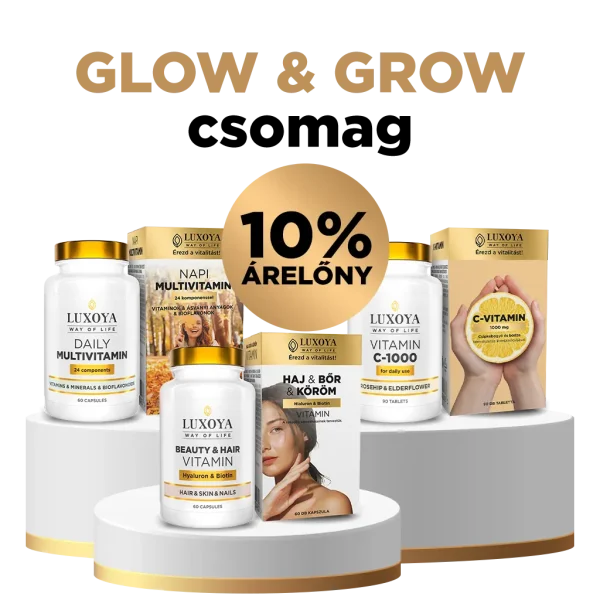 GLOW & GROW - Vitamin csomag - 10% csomagkedvezménnyel