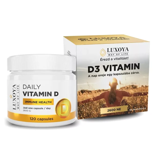 DAILY VITAMIN D - D3-VITAMIN 120 db
