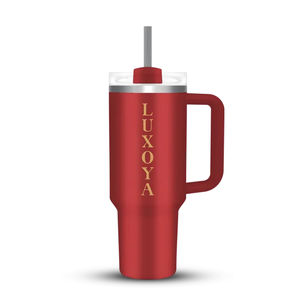 Ikonikus - Fém Hőtartó Kulacs - Bordó