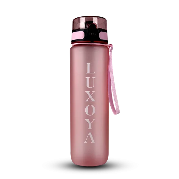 Motivációs fitnesz kulacs- rózsaszín